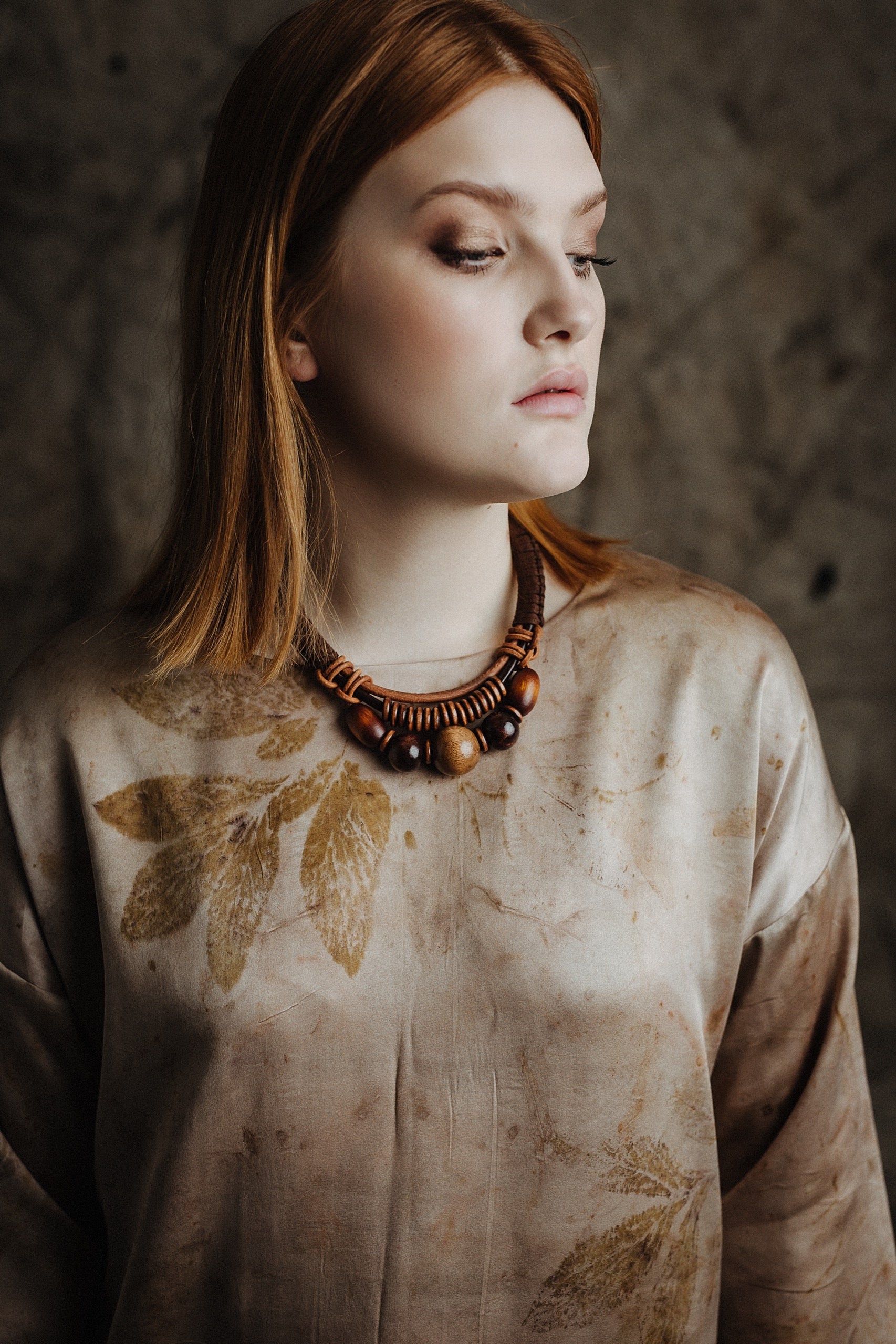 Boho chunky necklace