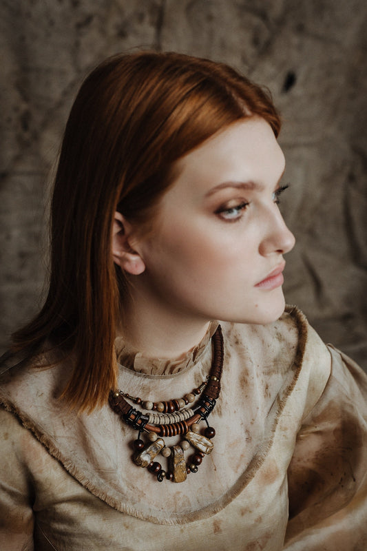 Statement necklace Vika Studio