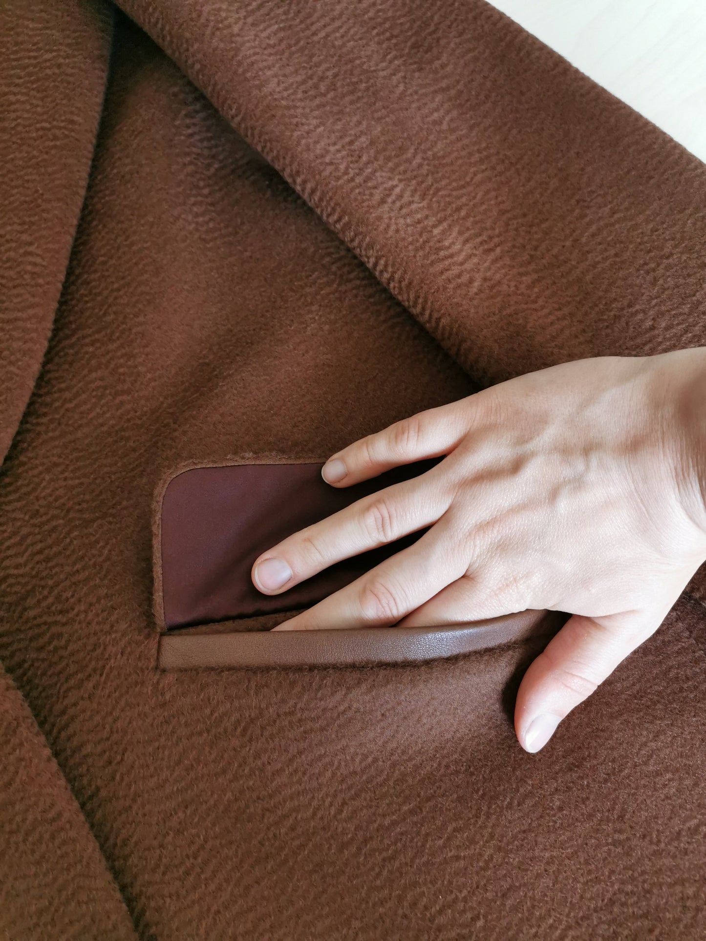 Oversize cashmere coat Vika Studio