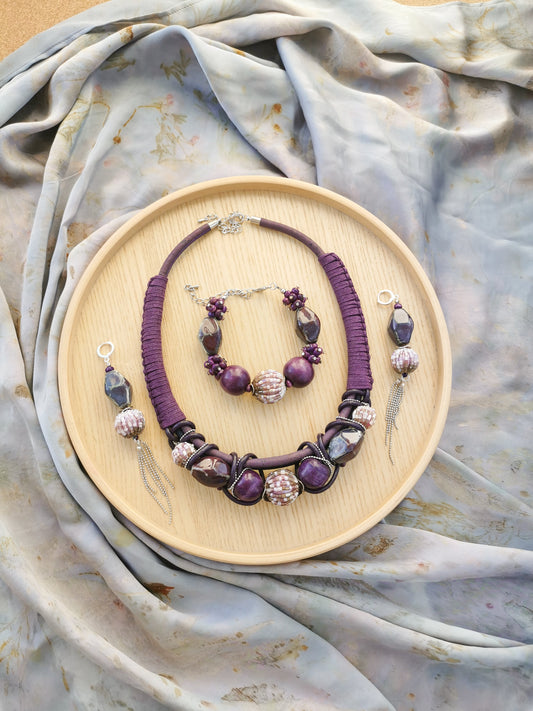 Statement bold jewelry set Vika Studio