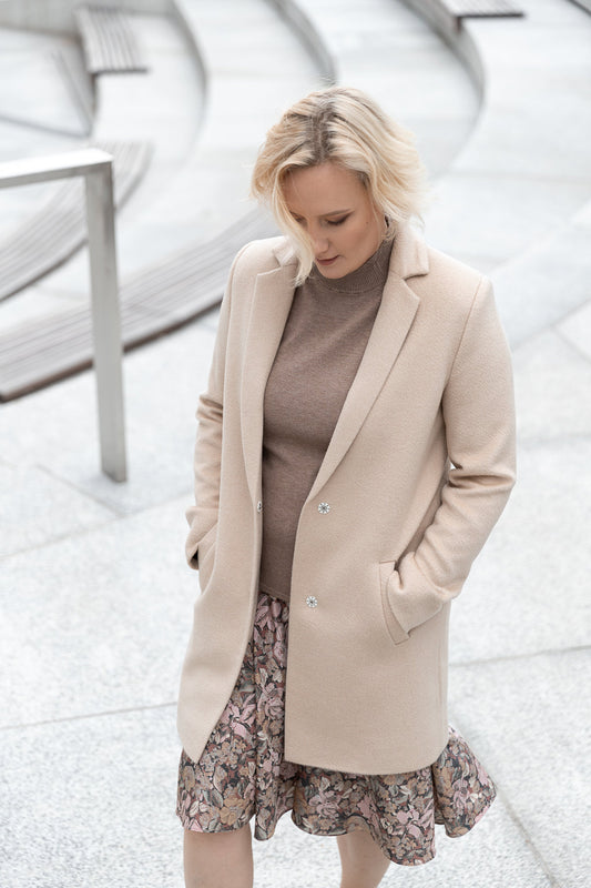 Clasic cashmire Coat Vika Studio