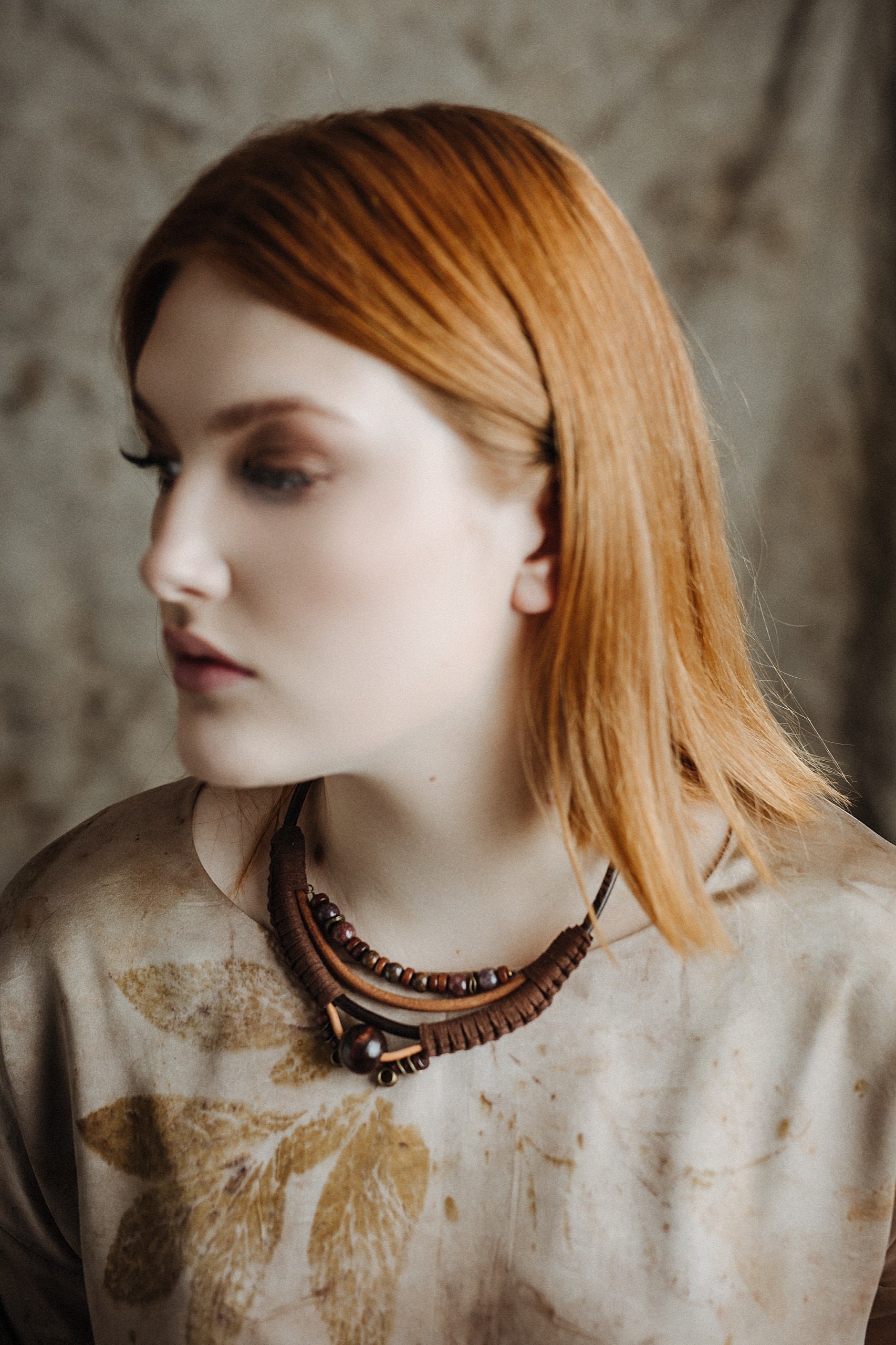 Boho cord necklace