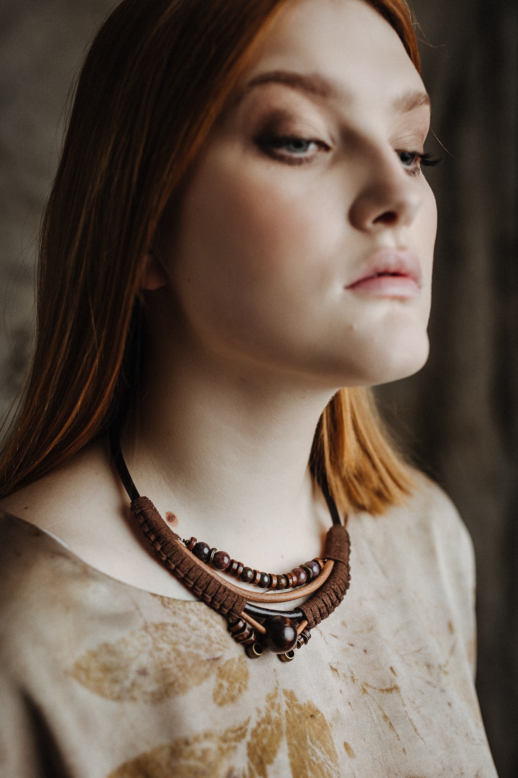 Boho cord necklace