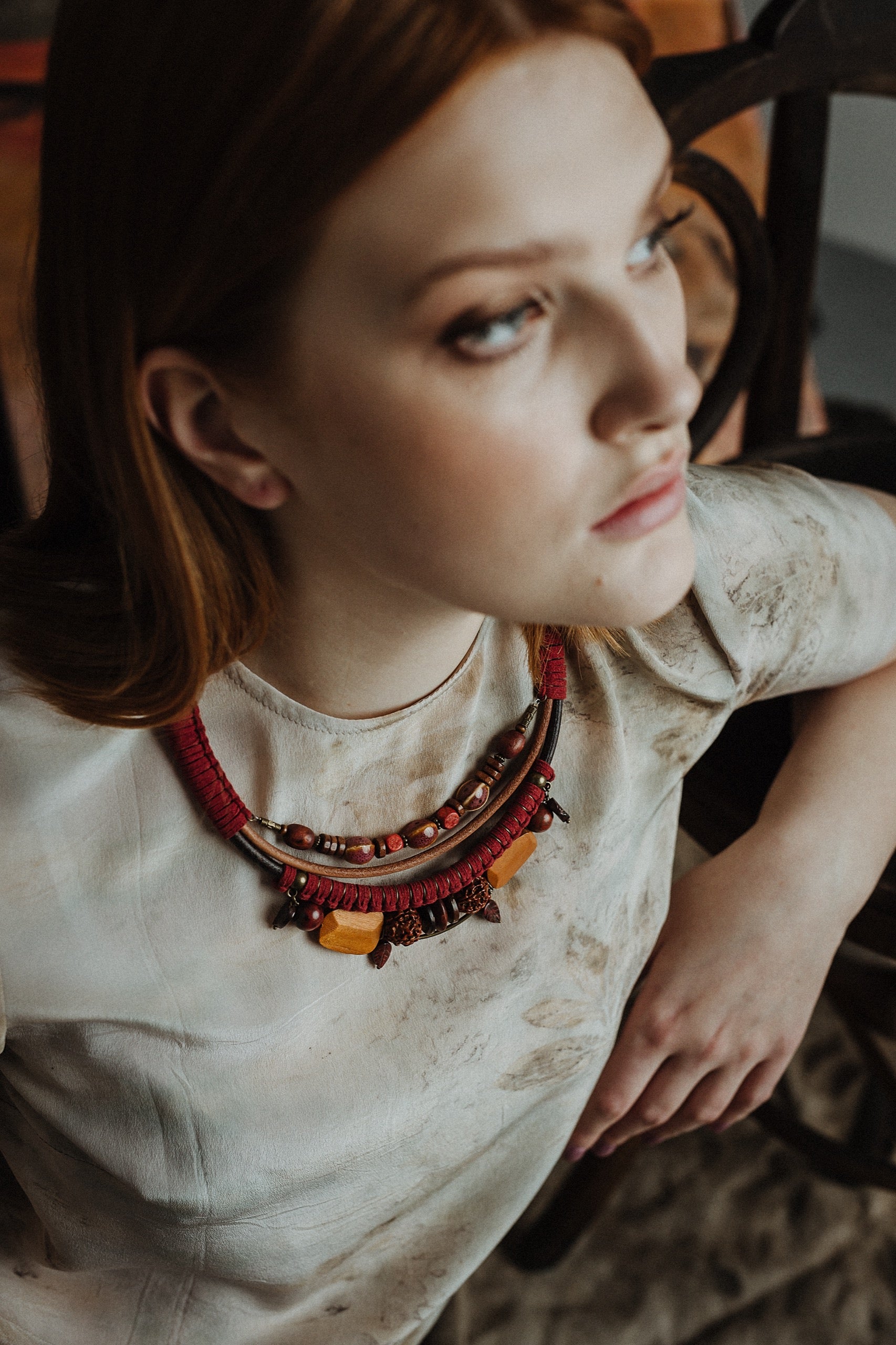 Chunky tribal necklace