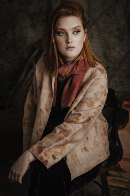 Linen oversize cardigan