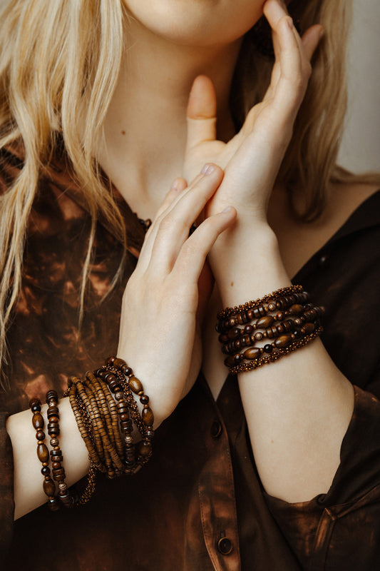 Boho stack bracelet