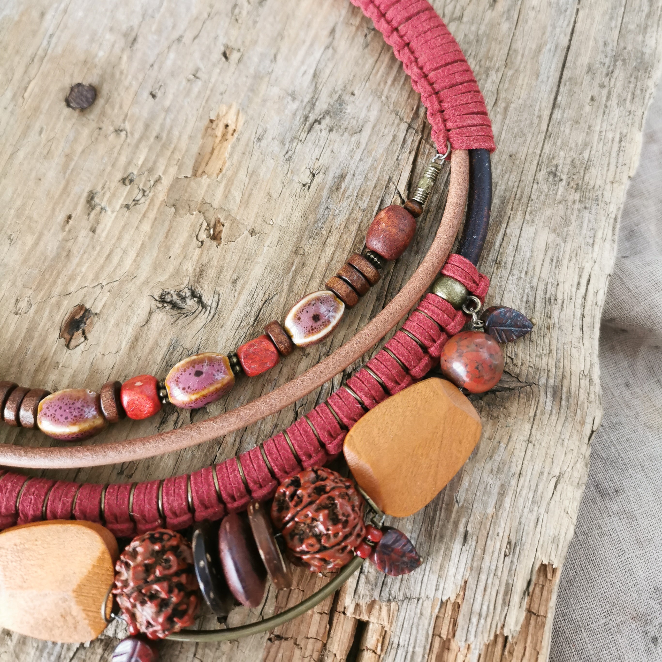 Chunky tribal necklace