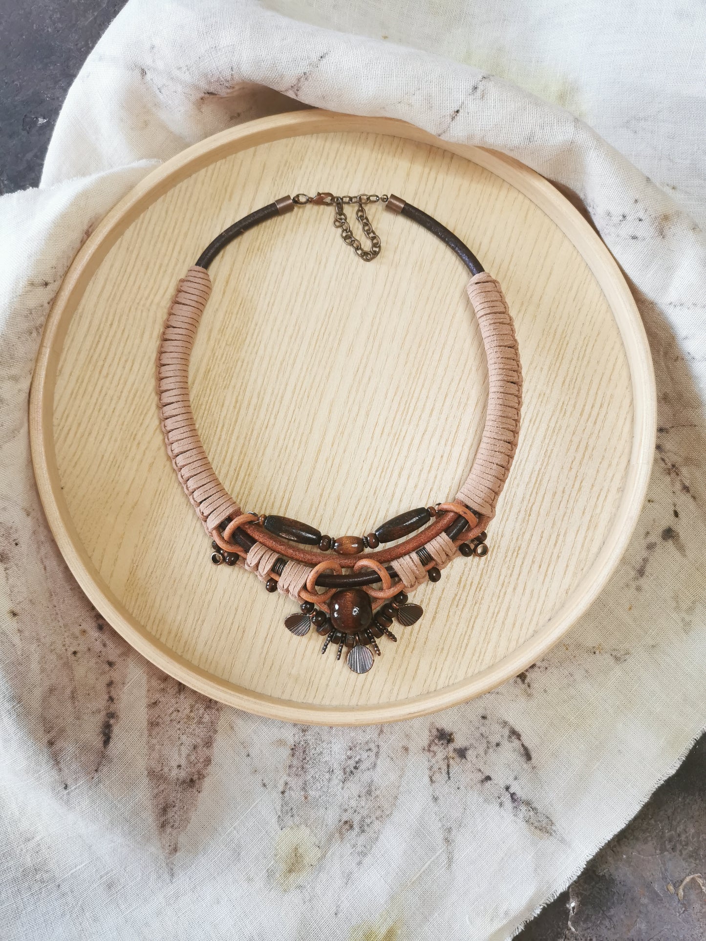 Boho cord necklace