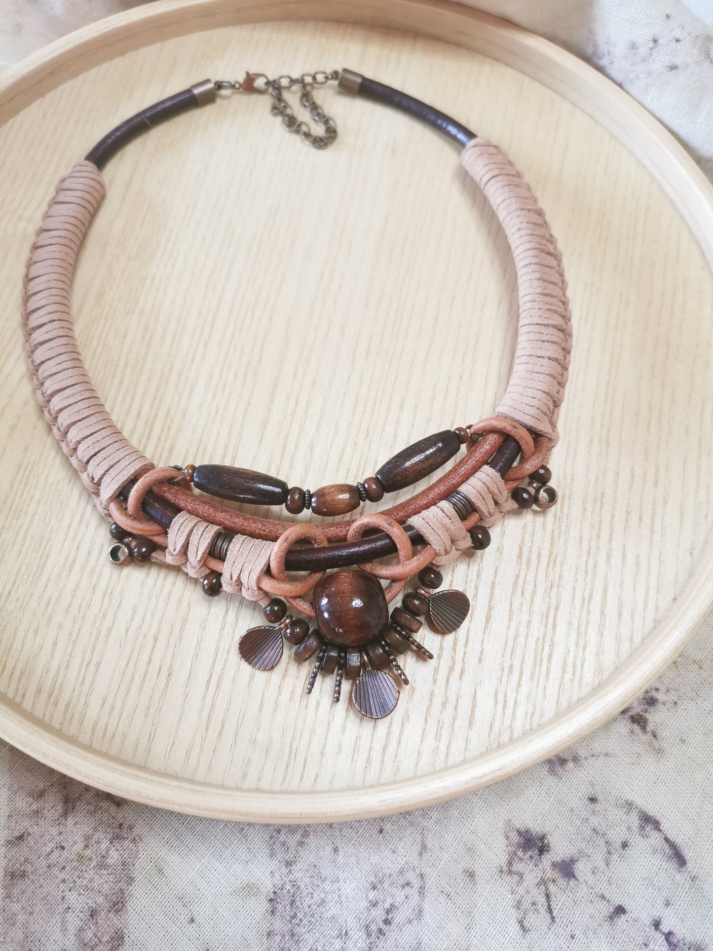 Boho cord necklace