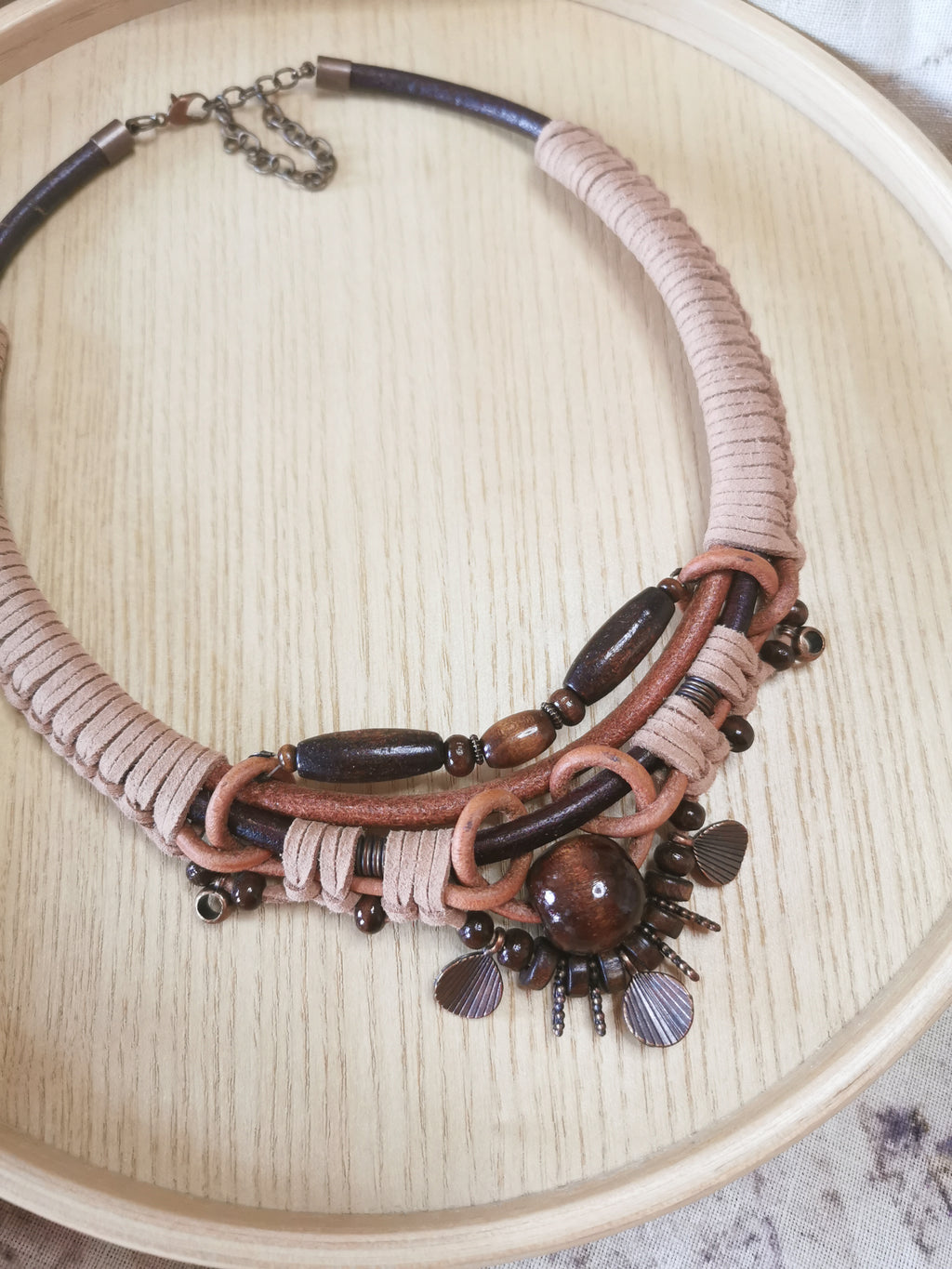 Boho cord necklace
