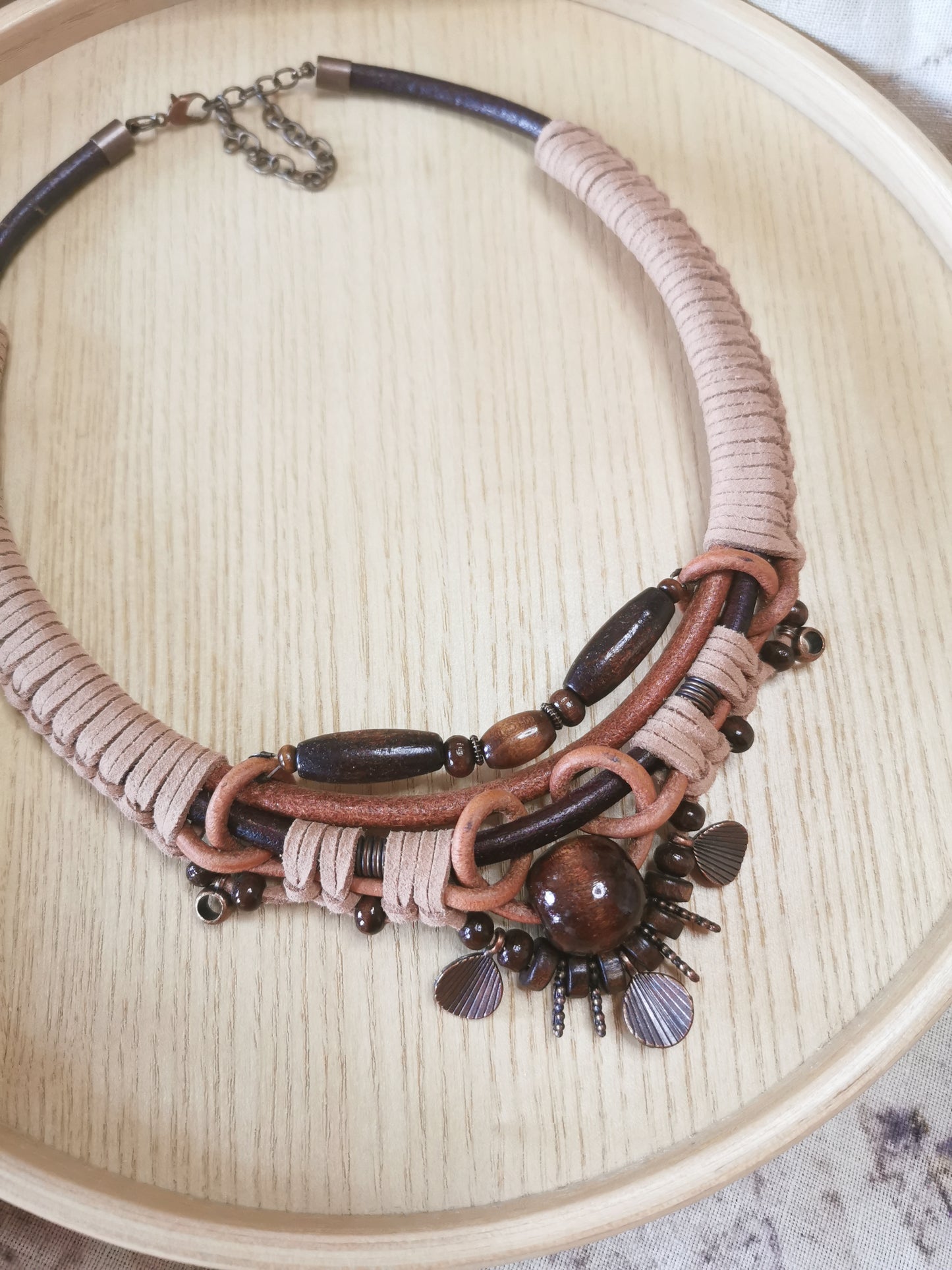 Boho cord necklace
