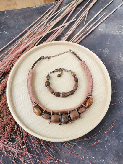 Chunky boho bead jewelry