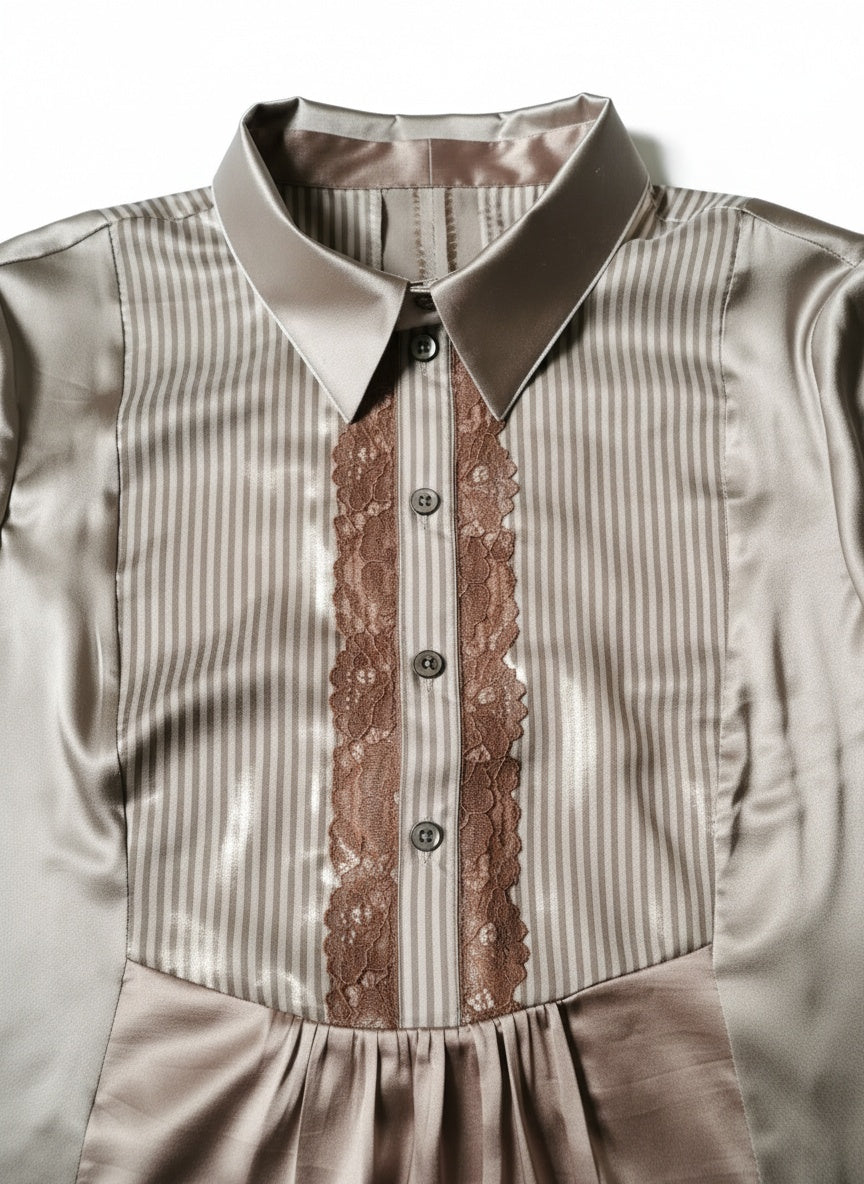 flat lay of zero waist blouse