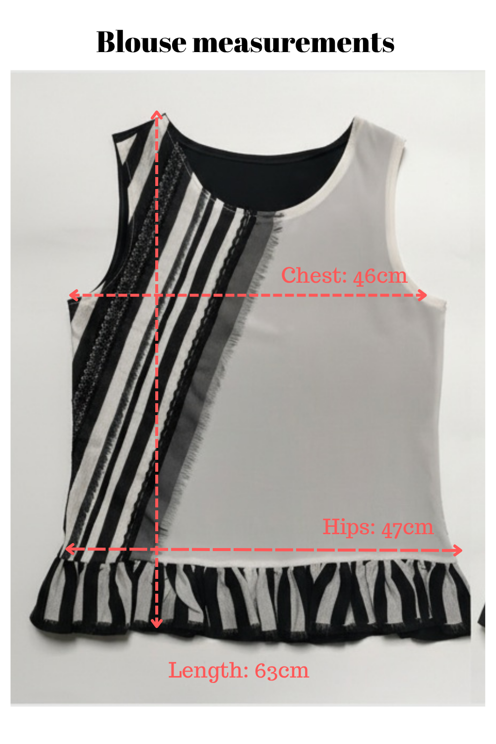 flat lay photo of tank top